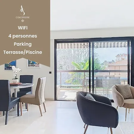 Apartment Parc - 4 Pers 60m2 - Piscine - Climatise Cannes