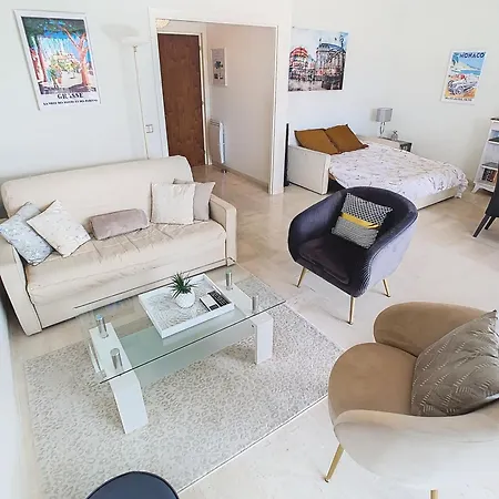 Parc - 4 Pers 60m2 - Piscine - Climatise * Cannes